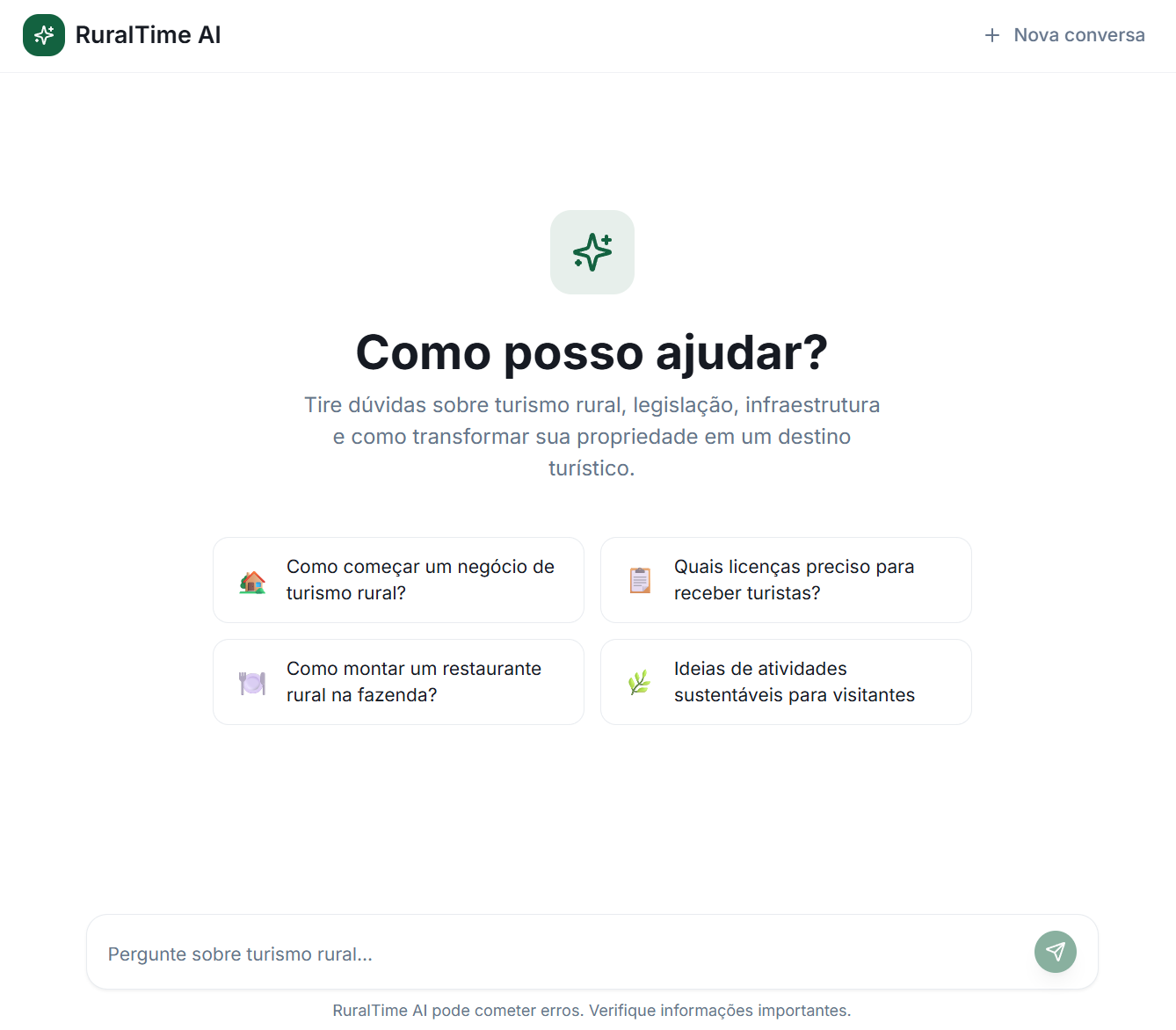 RuralTime apresenta solução de Inteligência Artificial para impulsionar o desenvolvimento do Turismo Rural no Brasil